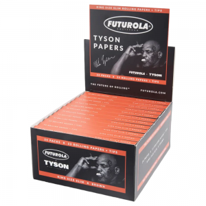 Futurola Tyson 2.0 Slim X Brown Papers w/ Filters - King Size